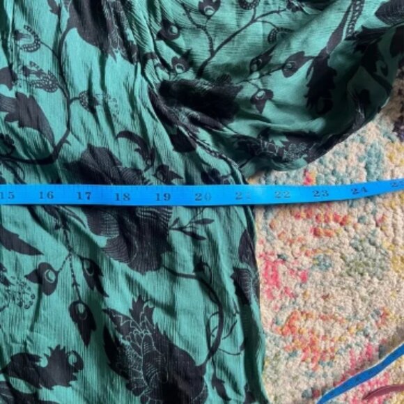 Anthropologie Florence Balducci Ruffle V-Neck Tunic Dress L NWT - Picture 3 of 4